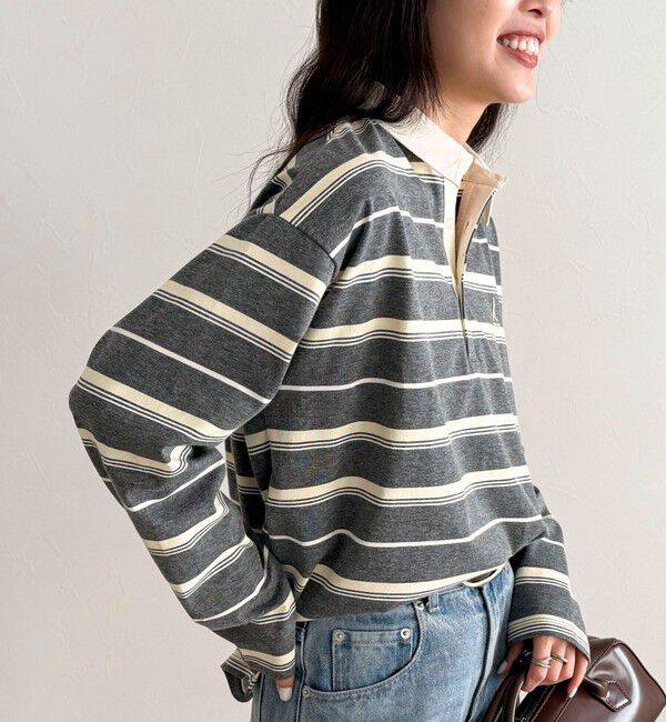 fredy emue「マルチボーダーラガーロンTシャツ」|Tシャツ・カットソー|