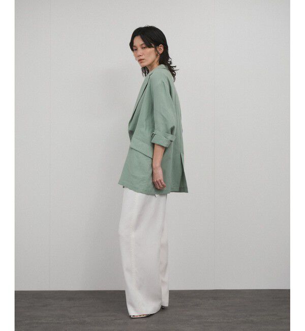 SALON adam et rope'「サイドレースイージーリラックスパンツ」|チノ|