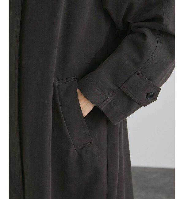 SALON adam et rope'「【WEB限定】エフォートレスステンカラーコート / スタンドカラー」|トレンチコート|