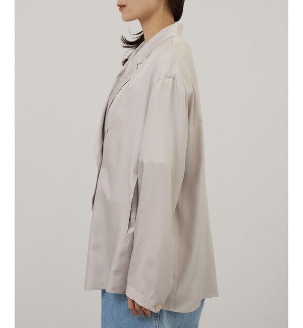 SALON adam et rope'「アセテートツイルダブルジャケット / セットアップ対応」|テーラードジャケット|