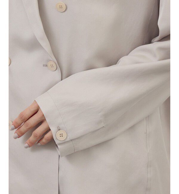 SALON adam et rope'「アセテートツイルダブルジャケット / セットアップ対応」|テーラードジャケット|