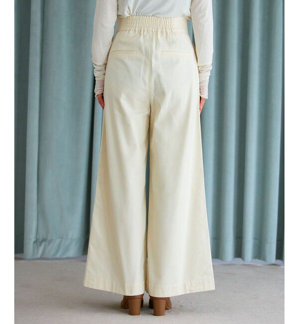 VIS「【洗える】微起毛バギーパンツ」|スラックス|