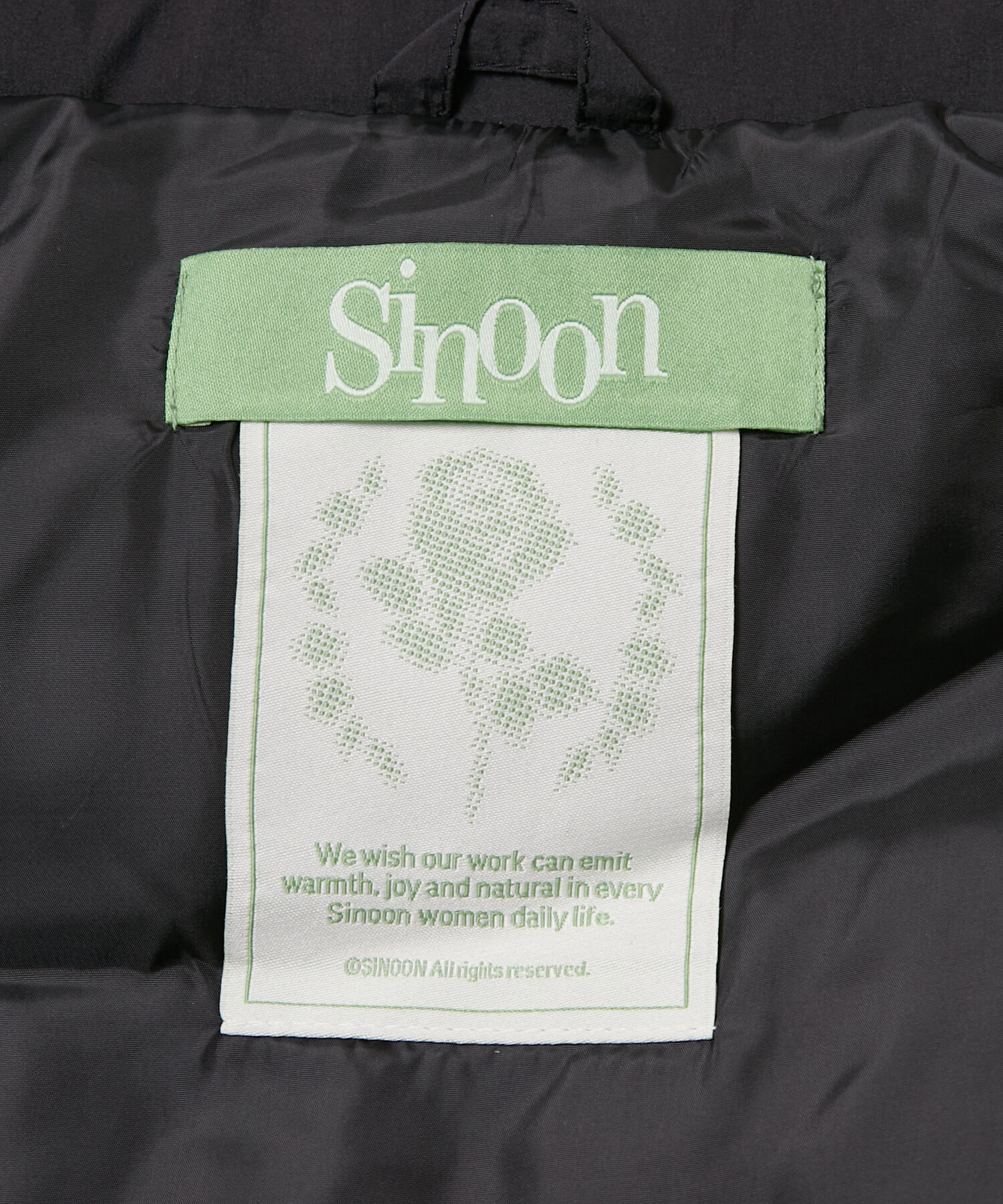 VIS「【韓国人気ブランド/sinoon】リボンディテールダウンベスト」|ダウン|