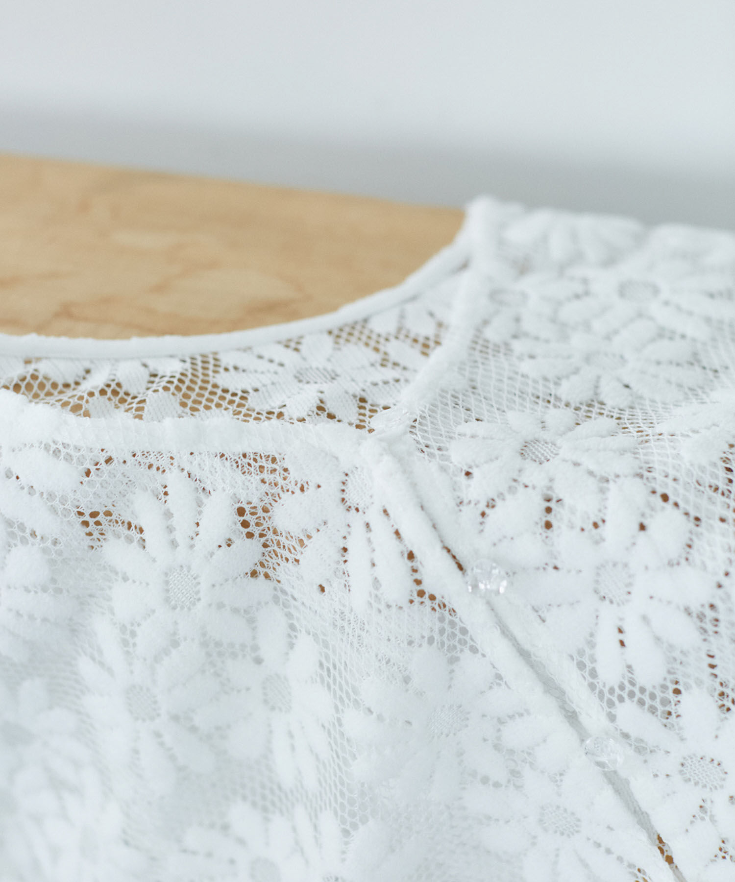 VIS「【前後2WAY】フラワーレースブラウス【洗える】」|シャツ・ブラウス|