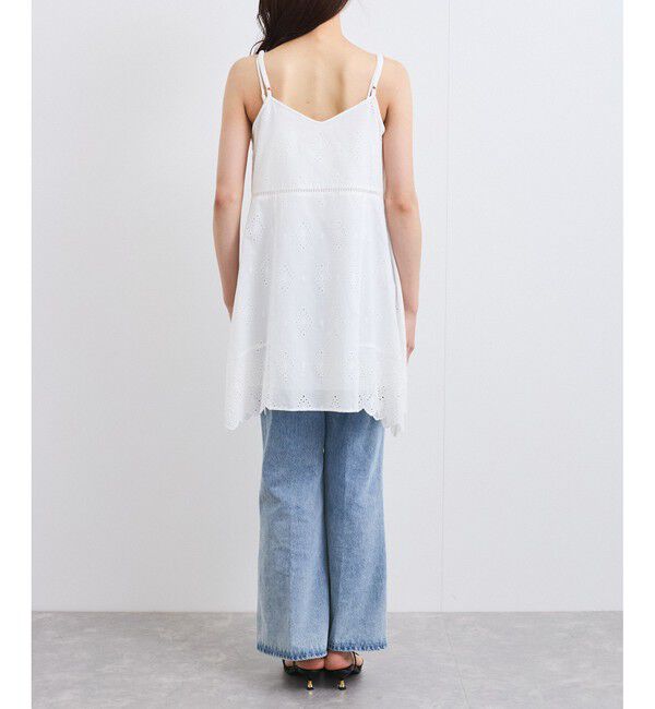 VIS「カットワークレースキャミミニワンピース」|ワンピース|