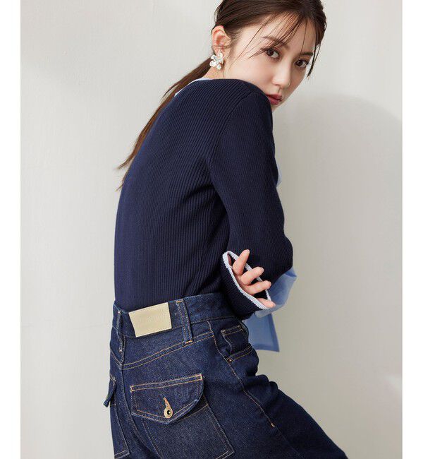 VIS「フレアシルエットデニムパンツ」|デニム|