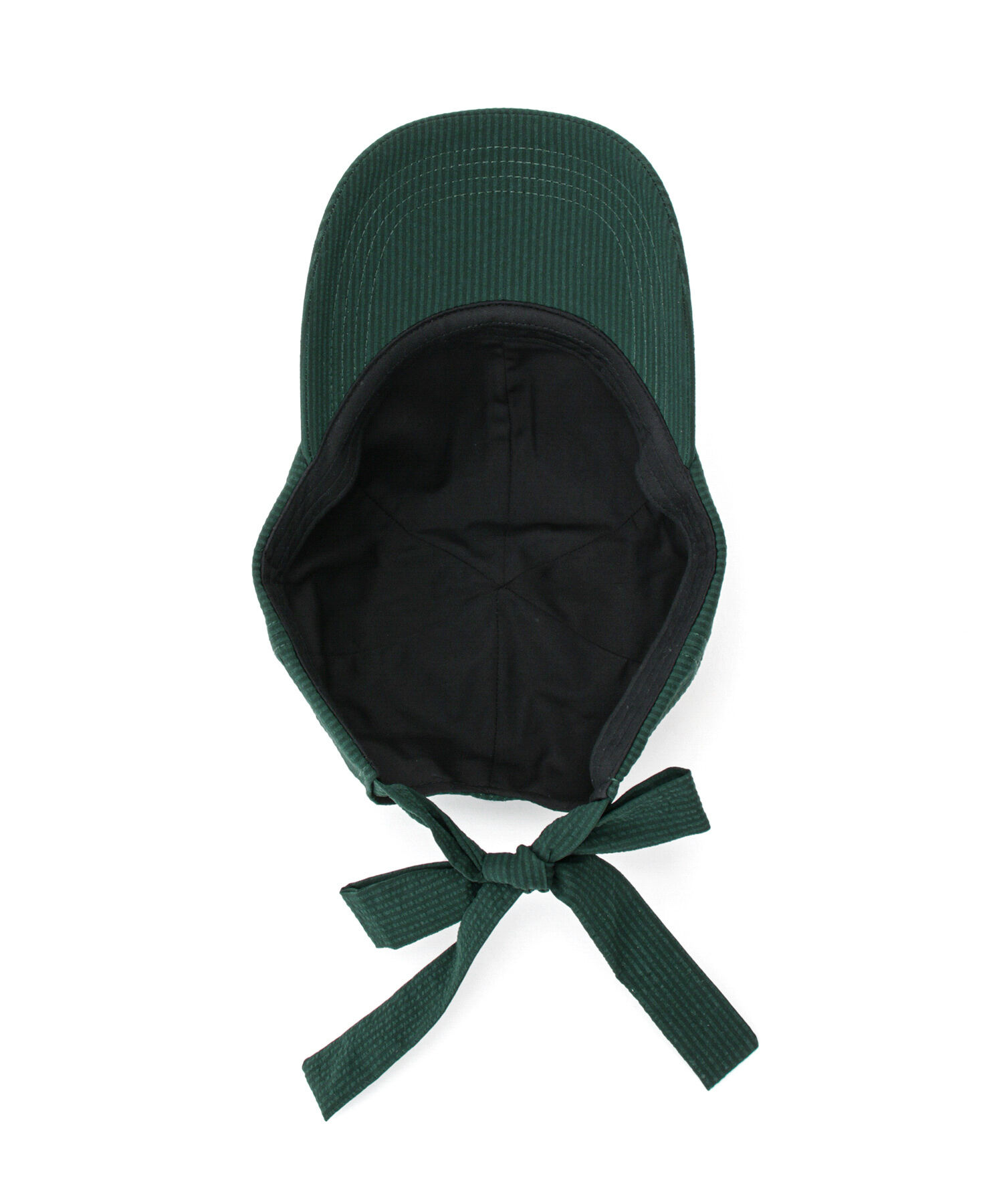 ROPE PICNIC PASSAGE「シアサッカーバックリボンキャップ」|キャップ・キャスケット|