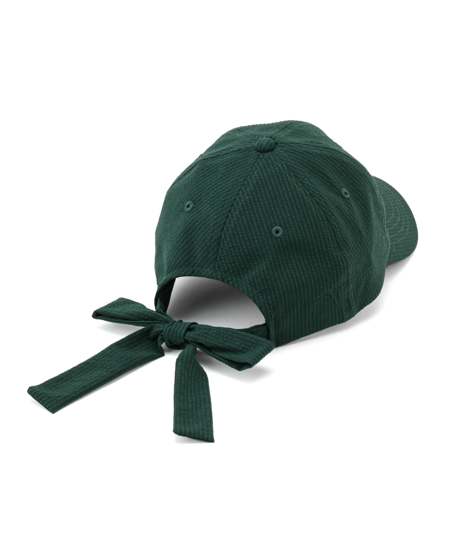 ROPE PICNIC PASSAGE「シアサッカーバックリボンキャップ」|キャップ・キャスケット|