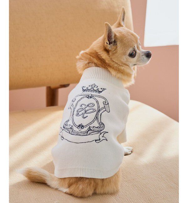 ROPE PICNIC PASSAGE「【DOG】スエットライク刺繍ニット/リンクコーデ」|その他|