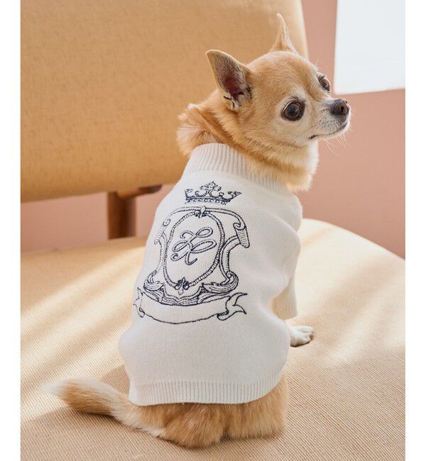 ROPE PICNIC PASSAGE「【DOG】スエットライク刺繍ニット/リンクコーデ」|その他|