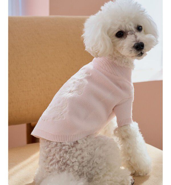 ROPE PICNIC PASSAGE「【DOG】スエットライク刺繍ニット/リンクコーデ」|その他|