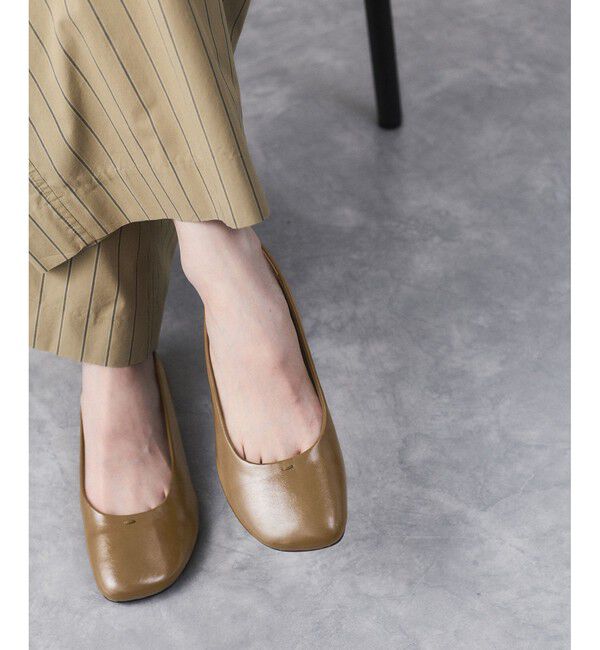 ADAM ET ROPE'「ラウンドフラットシューズ」|パンプス|