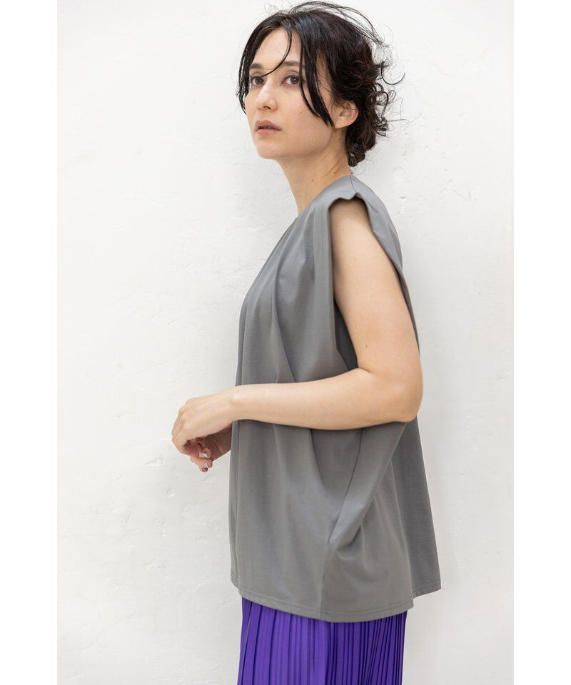  「アシンメトリータックTシャツ」|Tシャツ・カットソー|