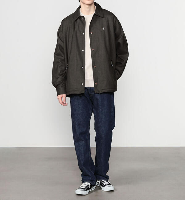 GYMPHLEX「Gymphlex | ウールライクツイル ジャケット BROWN MEN」|テーラードジャケット|