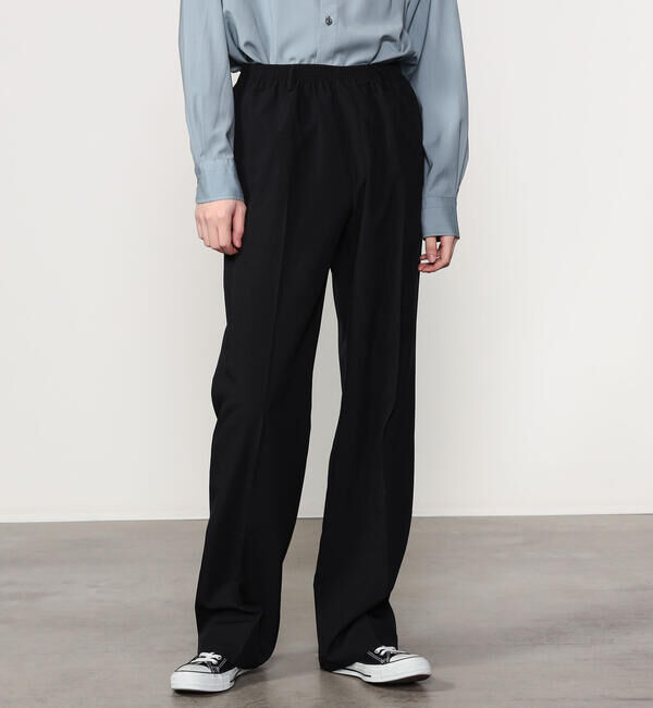  「Cellar Door | ストレート イージーパンツ MEN」|チノ|BLACK