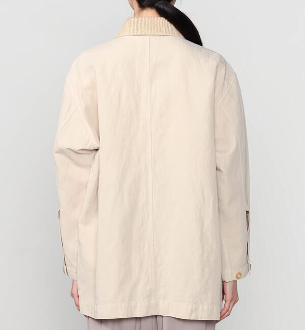 UNFIL「UNFIL | ガーメントダイ カバーオールジャケット WOMEN」|テーラードジャケット|