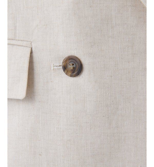 THE PAUSE「【THE PAUSE】コットンリネンダブルジャケット」|テーラードジャケット|