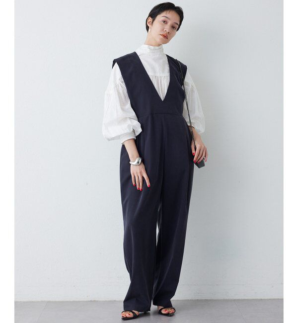 THE PAUSE「【THE PAUSE】ドレープジャンプスーツ」|ワンピース|