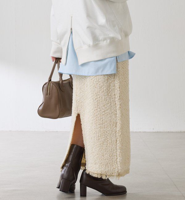 「ツイードライクニットスカート」|スカート|