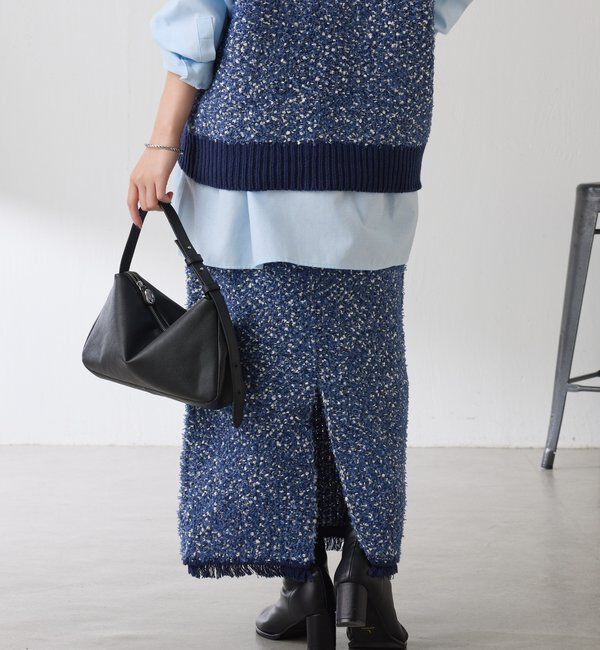  「ツイードライクニットスカート」|スカート|