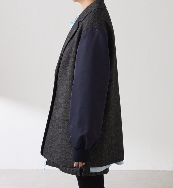  「3つ釦コンビスリーブジャケット」|ベスト・ジレ|