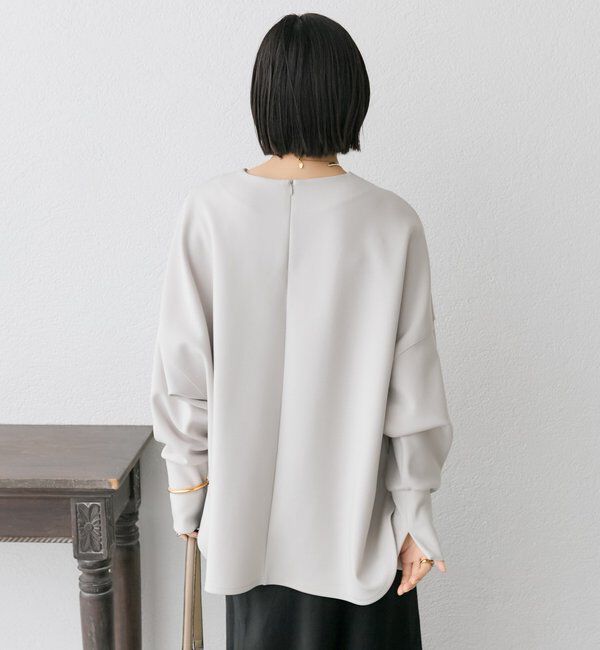  「【楽ちんキレイ】ダンボールポンチョプルオーバー」|Tシャツ・カットソー|