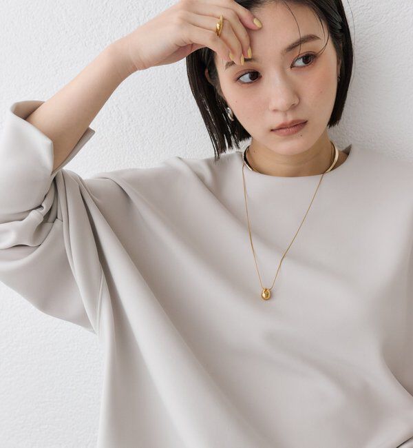  「【楽ちんキレイ】ダンボールポンチョプルオーバー」|Tシャツ・カットソー|