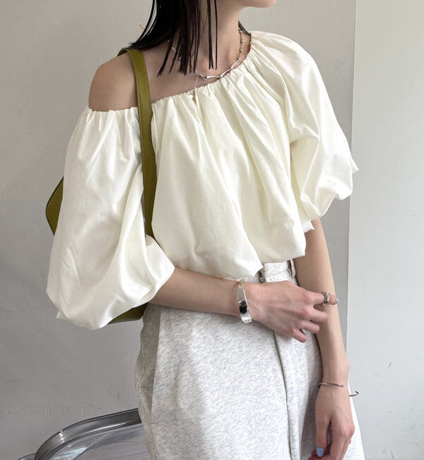  「バルーンブラウス」|シャツ・ブラウス|オフホワイト