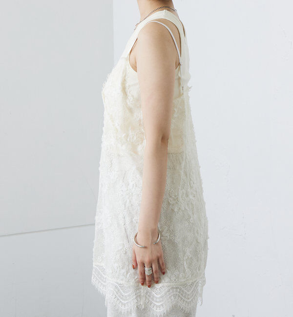  「レースVキャミチュニック」|シャツ・ブラウス|