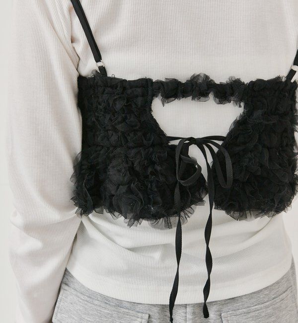  「バックシャンチュールビスチェ」|シャツ・ブラウス|