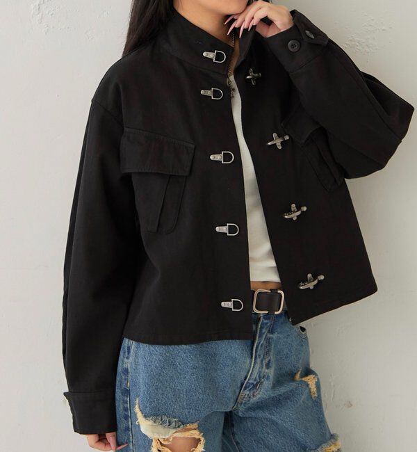  「ファイヤーマンミリタリーシャツジャケット」|ブルゾン・スタジャン|