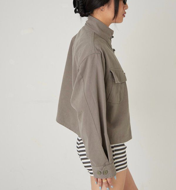  「ファイヤーマンミリタリーシャツジャケット」|ブルゾン・スタジャン|