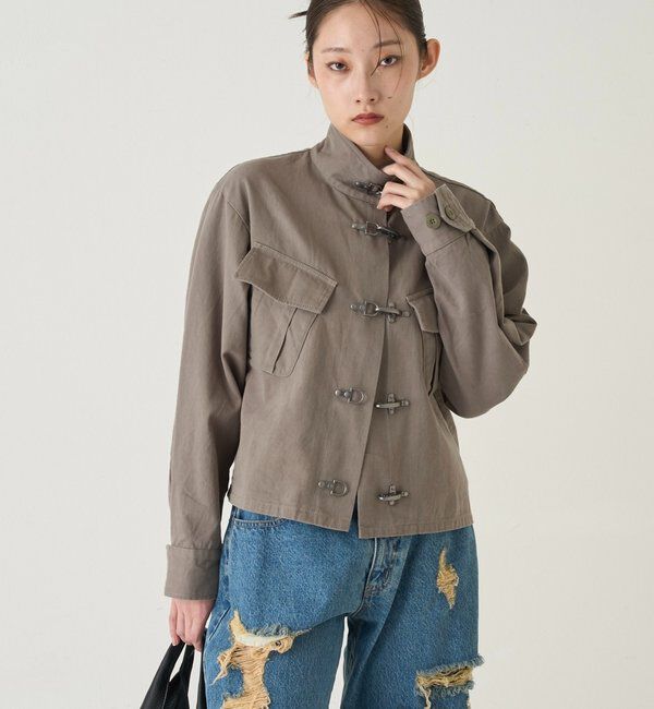  「ファイヤーマンミリタリーシャツジャケット」|ブルゾン・スタジャン|