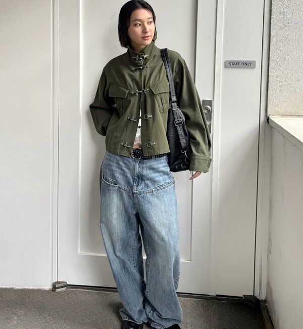  「ファイヤーマンミリタリーシャツジャケット」|ブルゾン・スタジャン|