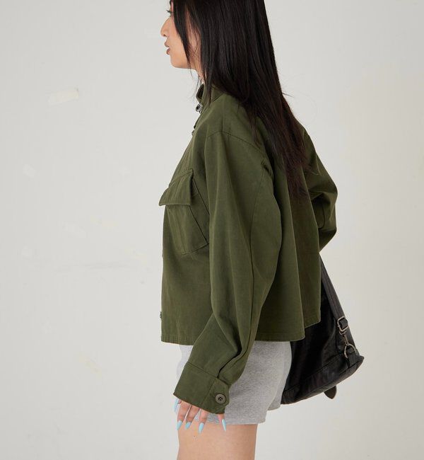  「ファイヤーマンミリタリーシャツジャケット」|ブルゾン・スタジャン|