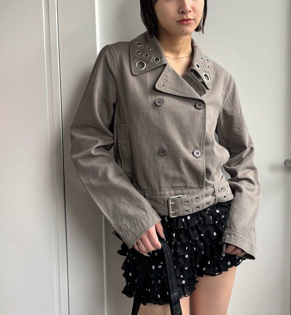  「アイレットショートPジャケット」|ブルゾン・スタジャン|
