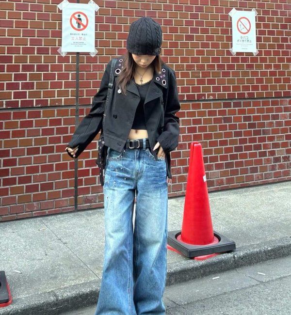  「アイレットショートPジャケット」|ブルゾン・スタジャン|