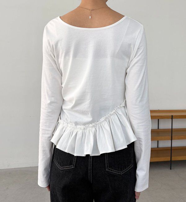  「アシメフリルロンT」|Tシャツ・カットソー|