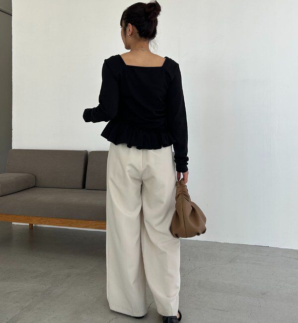  「アシメフリルロンT」|Tシャツ・カットソー|