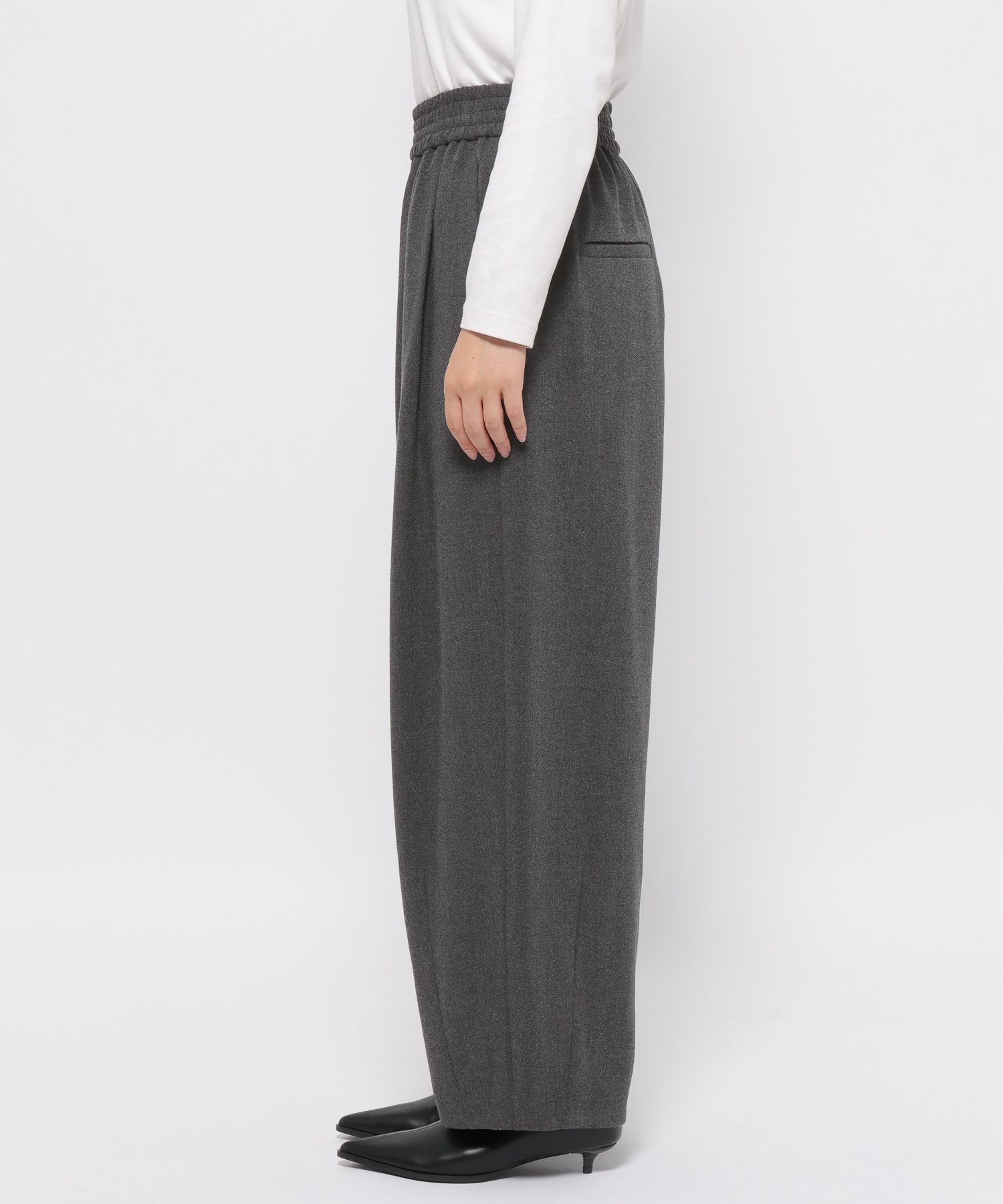 LOWRYS FARM「ＴＲイージーコクーンパンツ」|チノ|