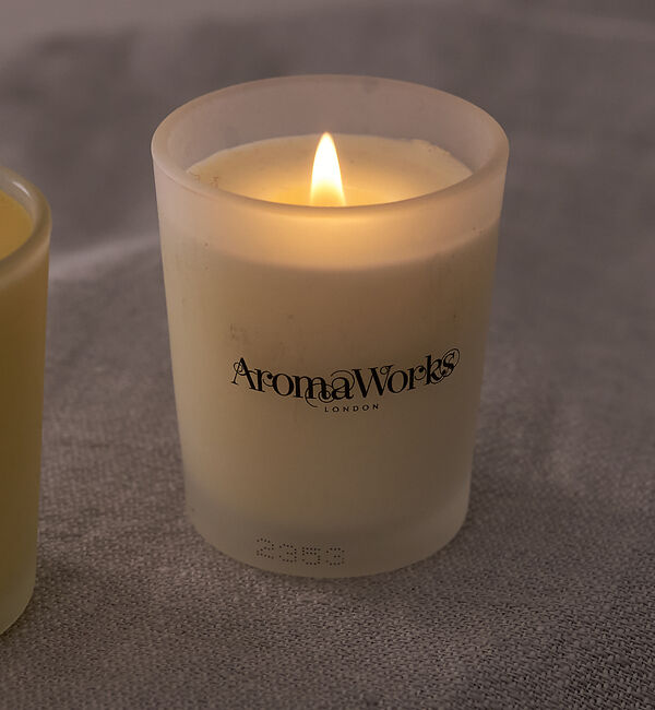 collex「【Aroma Works】 グラス入りキャンドルS」|アロマ・ルームフレグランス|グリーン