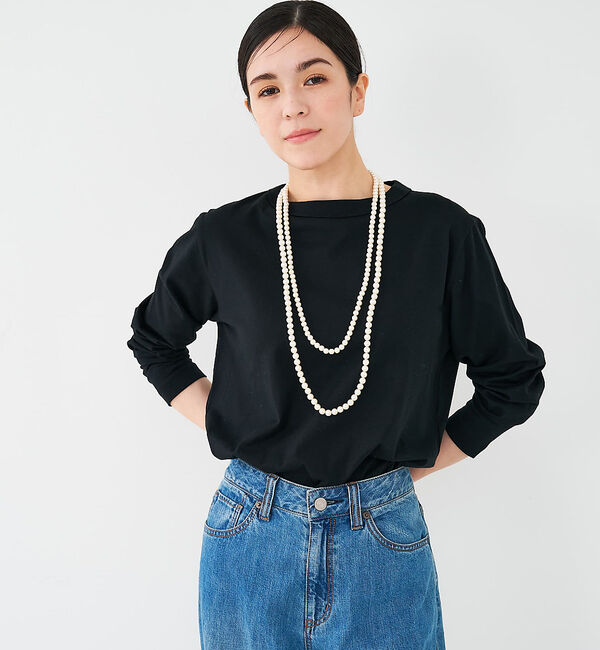 collex「ロングスリーブベーシックTシャツ」|Tシャツ・カットソー|ブラック