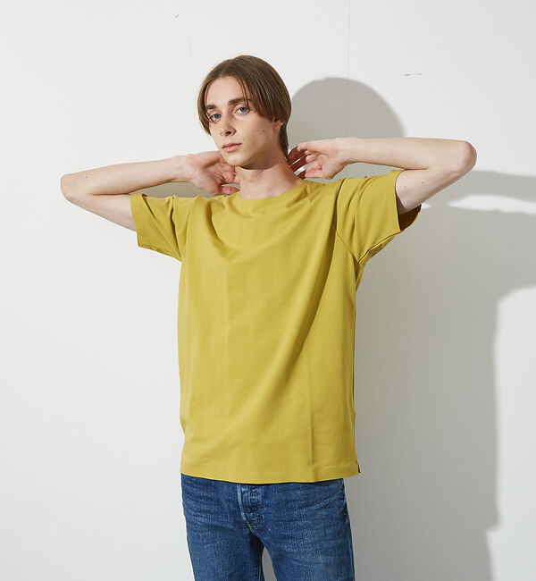 ABAHOUSE「【ノンストレス】定番 / COTTON LYCRA 圧着 クルーネック 半袖 T」|Tシャツ・カットソー|その他2