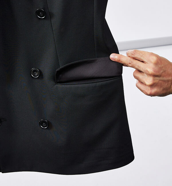 ABAHOUSE「【セットアップ対応/BRERA】ストレッチ ポプリン ダブルジャケット」|その他|