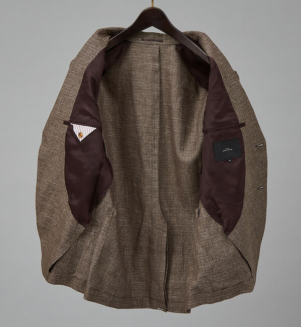 ABAHOUSE「【REDA】ウール&times;リネン メッシュジャケット」|テーラードジャケット|