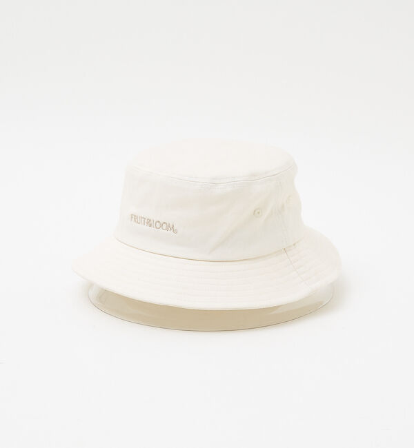 ABAHOUSE「【FRUIT OF THE LOOM】フロントロゴ刺繍 ツイル バケット ハット」|その他|