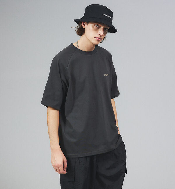 ABAHOUSE「【FRUIT OF THE LOOM】フロントロゴ刺繍 ツイル バケット ハット」|その他|