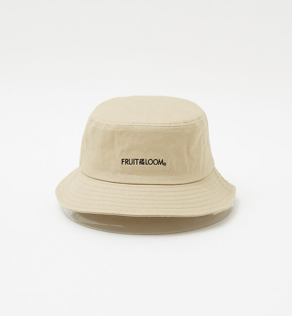 ABAHOUSE「【FRUIT OF THE LOOM】フロントロゴ刺繍 ツイル バケット ハット」|その他|