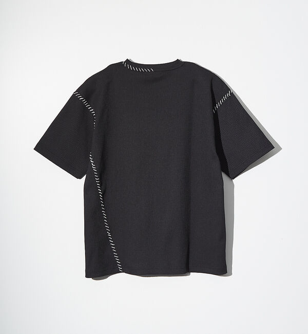 ABAHOUSE「【AH ABAHOUSE】PERFECTEX ハンドステッチ ワッフル 半袖Tシ」|Tシャツ・カットソー|