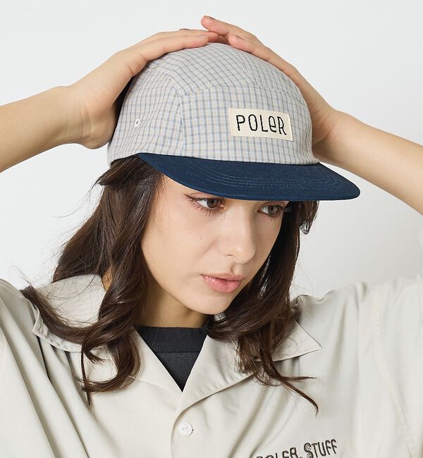 ABAHOUSE「【POLER / ポーラー】チェック 5パネル キャップ / ユニセックス【予約」|その他|